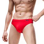 Men's briefs, high quality cotton, without pattern
